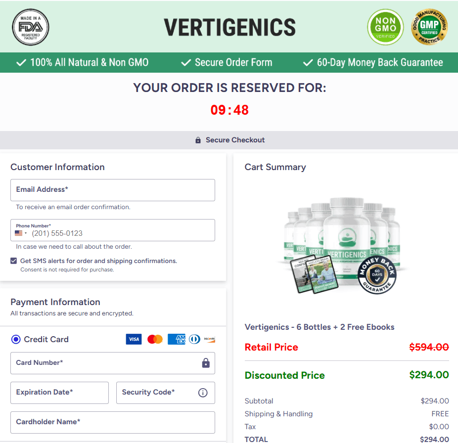 vertigenics price